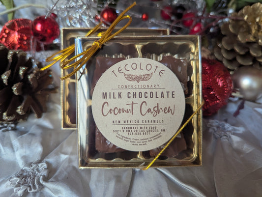 Milk Chocolate Coconut Cashew Fours 4 count