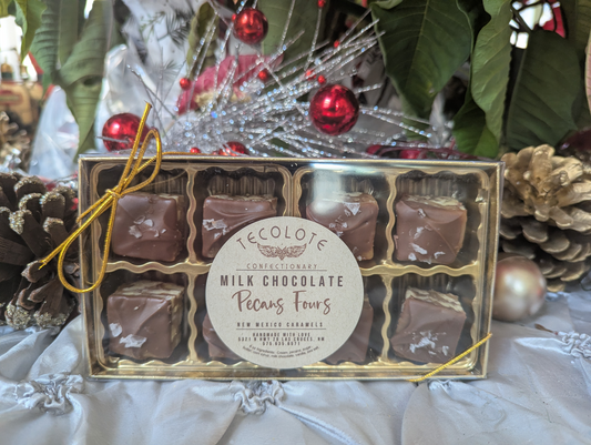 Milk Chocolate Pecan Fours 8 count