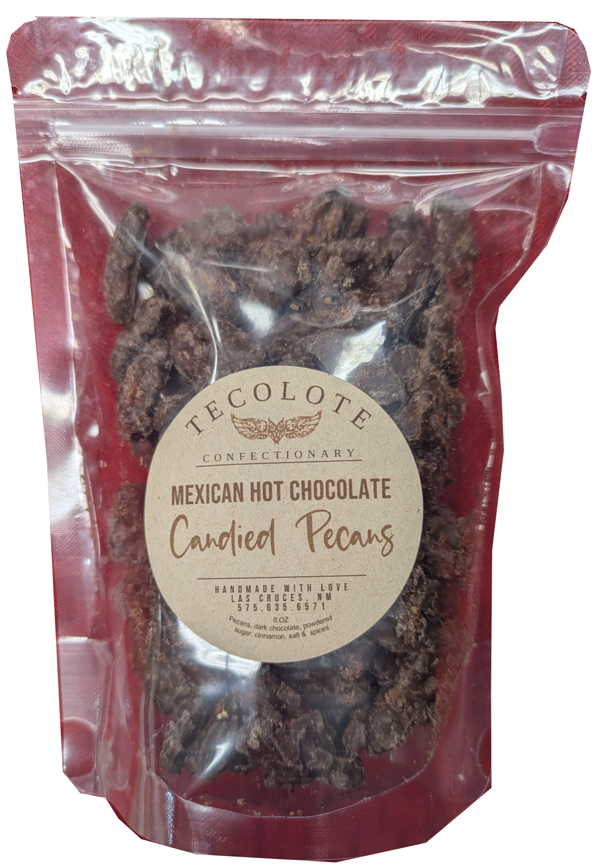 Mexican Hot Chocolate Candied Pecans 8 oz